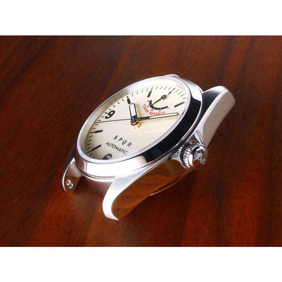 SPQR 自動巻き腕時計 パワーリザーブ付き パワーリザーブ/ブラック | 静岡の宝石・時計専門店 内山
