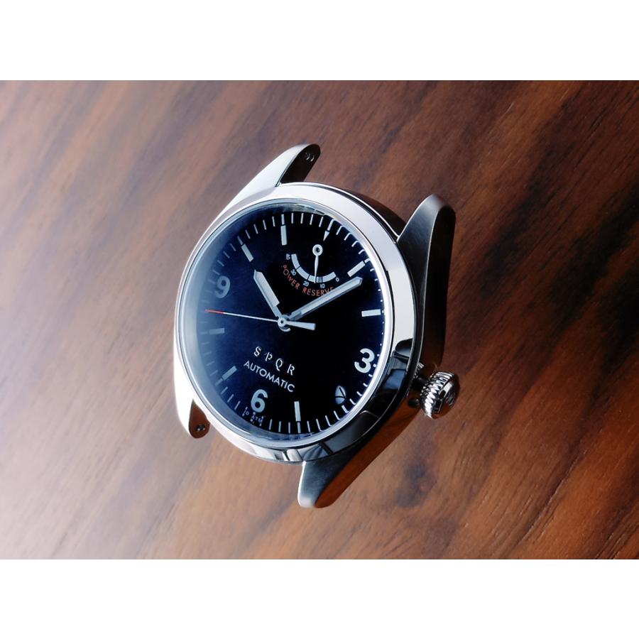 SPQR 自動巻き腕時計 パワーリザーブ付き SPQR SPQR「自動巻き（手巻付き）/パワーリザーブ」SS