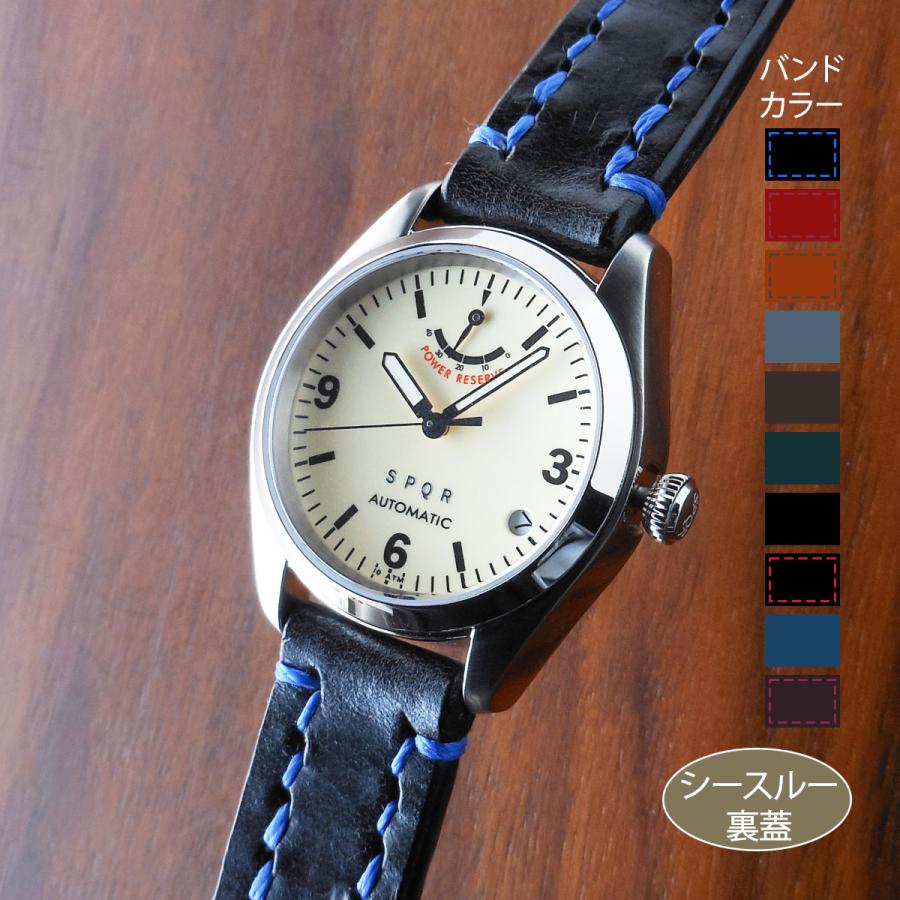 SPQR 自動巻き SPQR SPQR「自動巻き（手巻付き）/パワーリザーブ」SOMESバンド