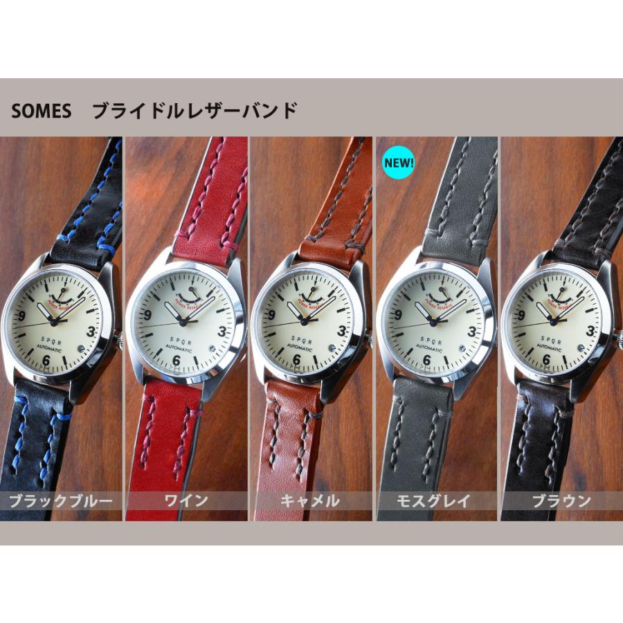 SPQR 自動巻き SPQR SPQR「自動巻き（手巻付き）/パワーリザーブ」SOMESバンド