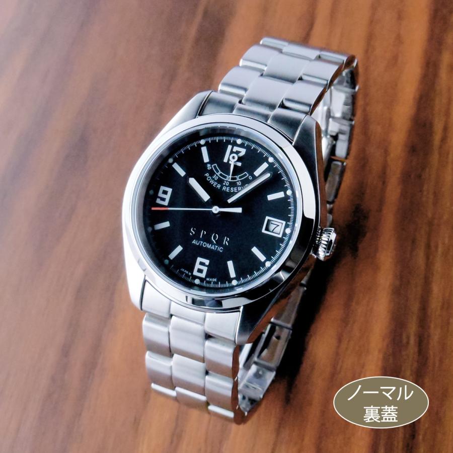 SPQR 自動巻き腕時計 パワーリザーブ付き SPQR SPQR「自動巻き（手巻付き）/パワーリザーブ」SS無垢バンド