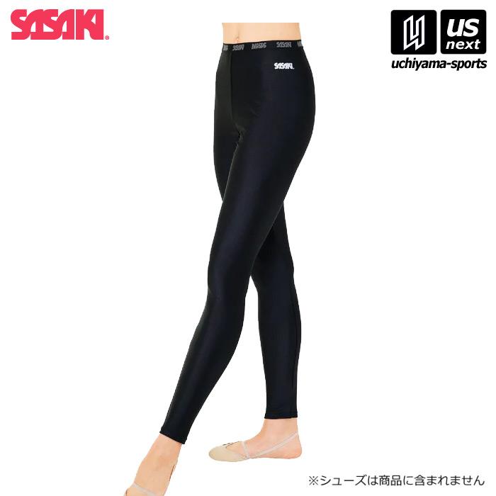 ササキスポーツ ササキ 新体操 ロングスパッツ ブラック SG-1345L [M便