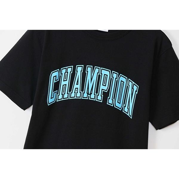 チャンピオンC3-T306 カジュアルウェア(メンズ・ユニ) Tシャツ ブラック [M便 1/1][取り寄せ][自社]｜uchiyama-sports｜02