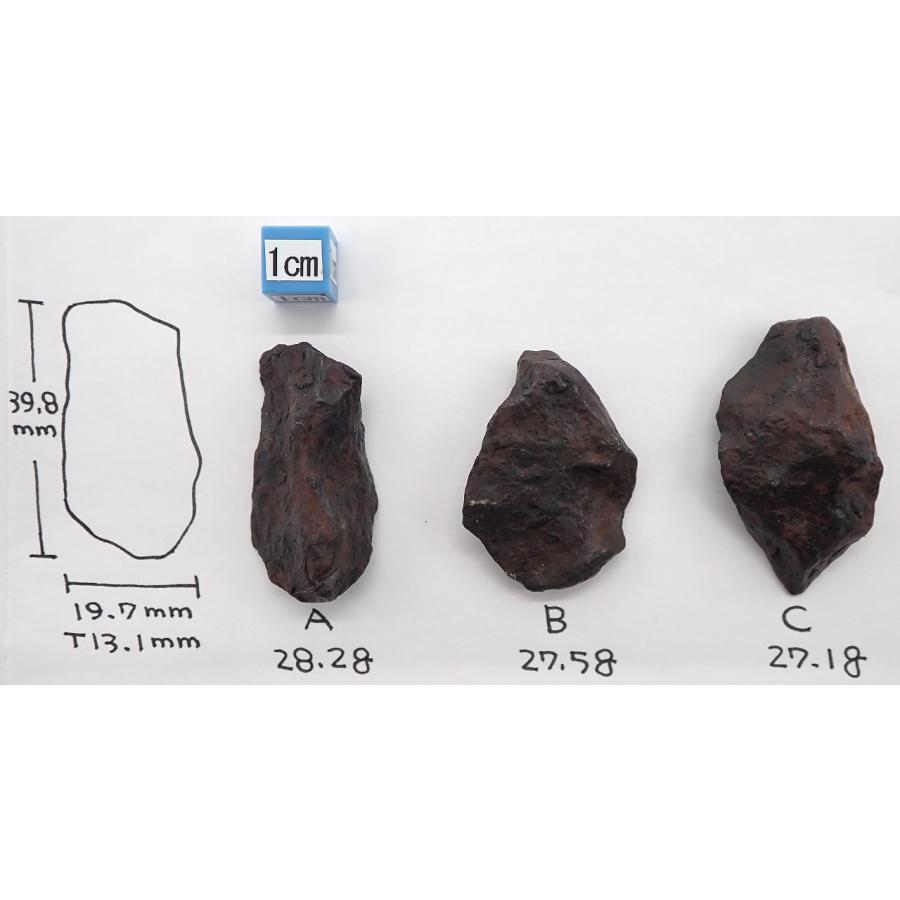 【通販限定】キャニオン・ディアブロ 27.1〜28.2g 原石 Canyon-Diablo meteoriteの画像