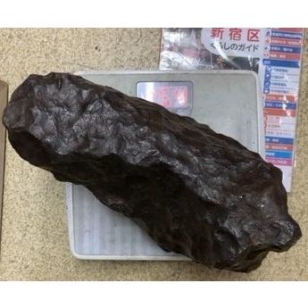 【純金メッキ】ギベオン隕石 穴あきペンダントトップ　9.3ｇ 【三角・大】　Gibeon meteorite ギベオン隕石