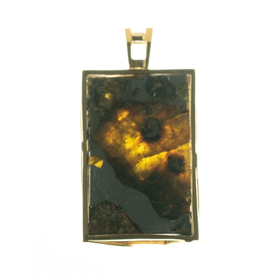 イミラック・パラサイト 石鉄隕石 ペンダントトップ キリッ K22