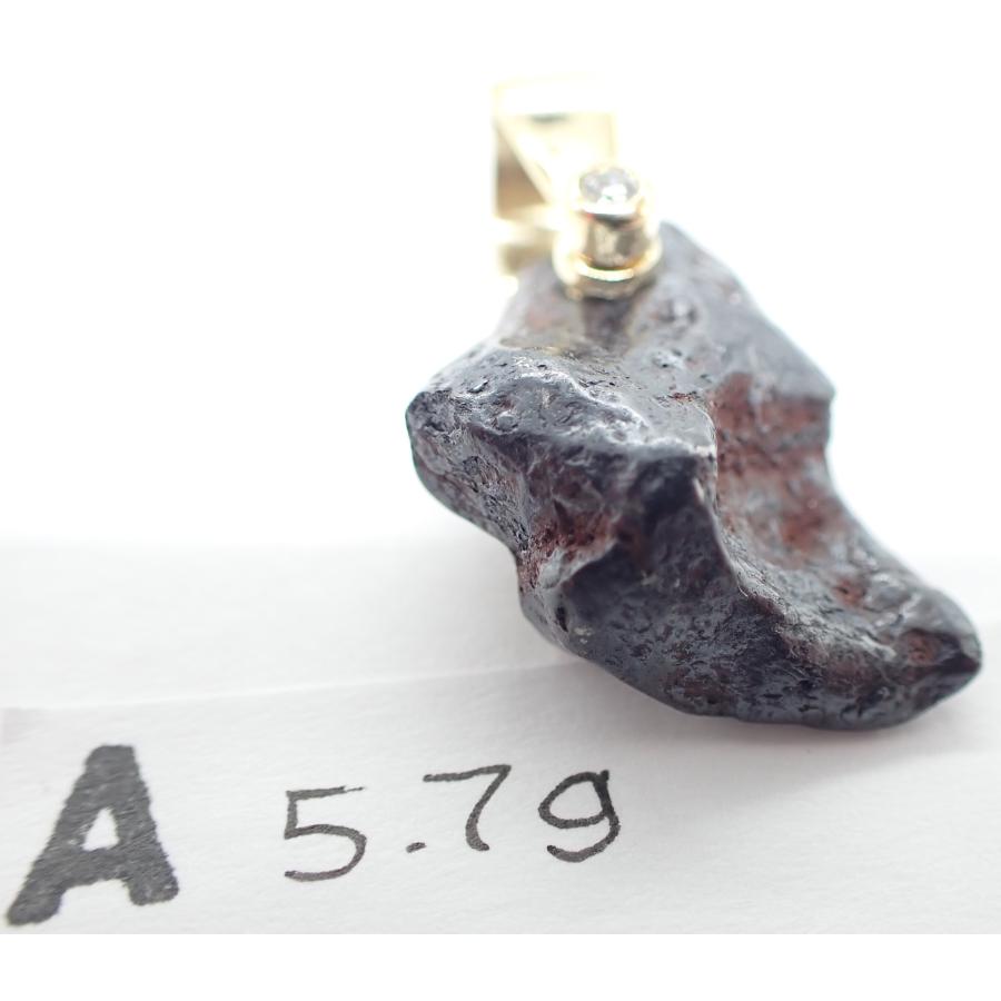 ヘンプリー隕石　K18 ミニダイヤ　ペンダントトップ　｜uchumura｜06