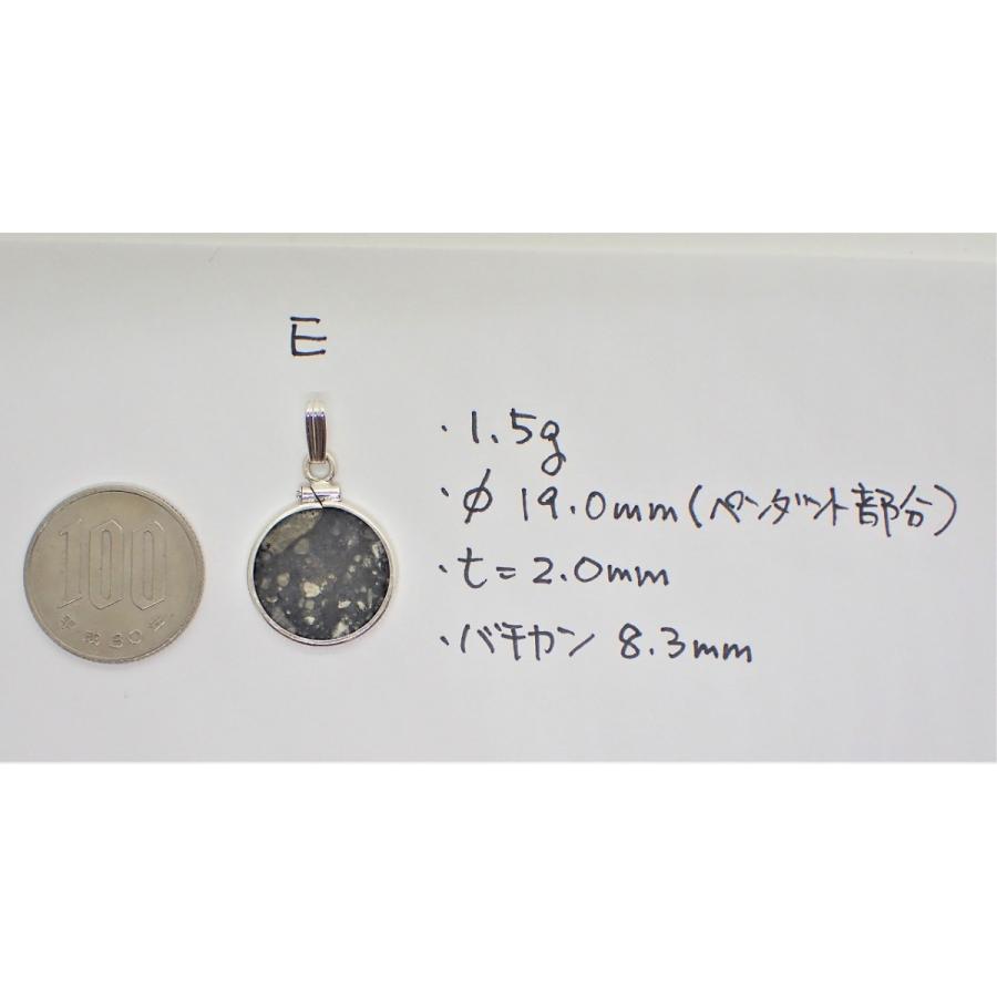 月の隕石入り　ペンダントトップ (ムーンロック) 月隕石 通販限定】月の隕石ペンダント ルナー ムーン・ロック シルバー