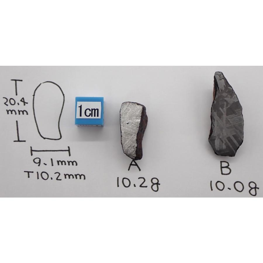 マンドラビラ　ハーフカット　10.0-10.2g 鉄隕石　Mundrabilla　ヒビ・サビあり｜uchumura｜07