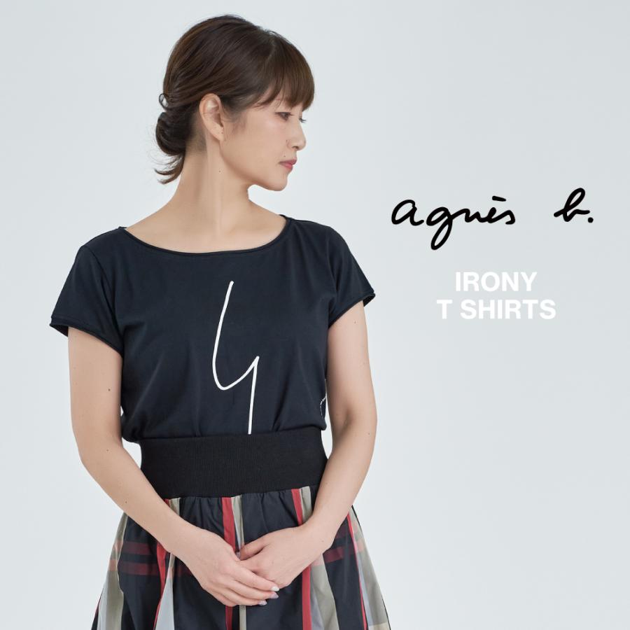 agnes b アニエスベー ロゴ Tシャツ フランス フレンチカジュアル パリ