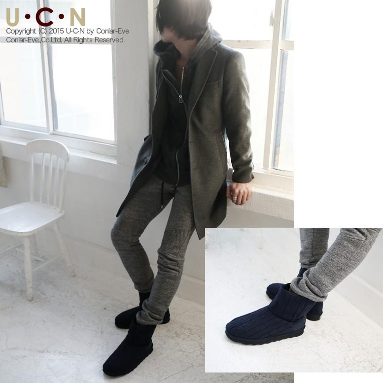 ケーブルニット フェイクムートン　ブーツ |  | 03