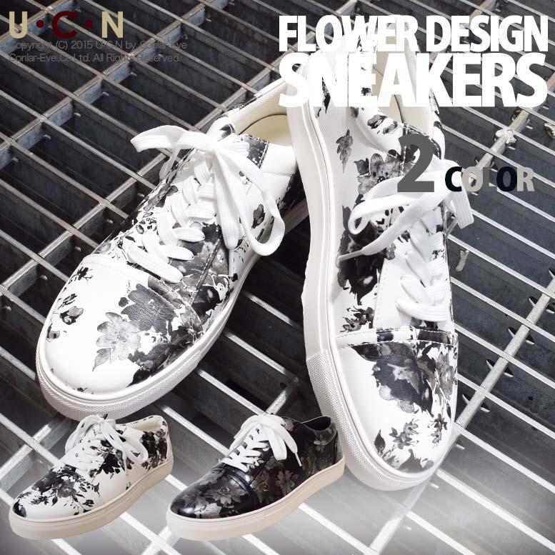 フラワーデザイン ローカット スニーカー | 