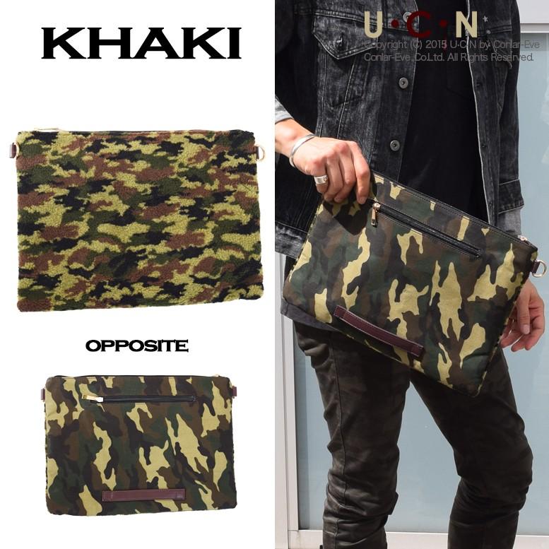 ダブルフェイス カモフラ クラッチバッグ |  | 05