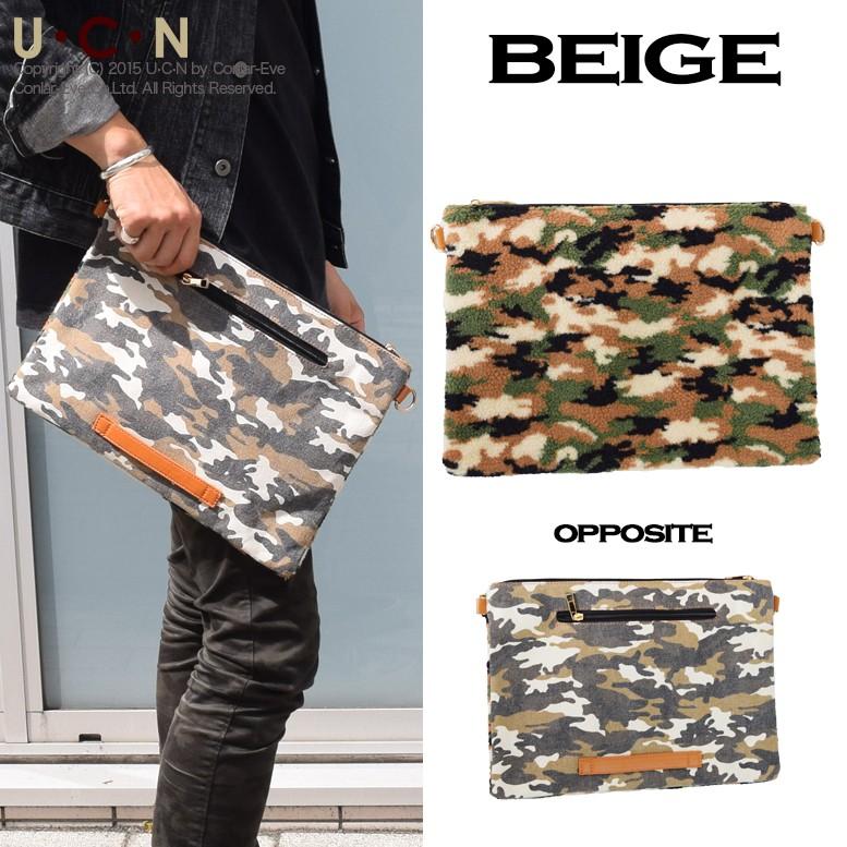 ダブルフェイス カモフラ クラッチバッグ |  | 06
