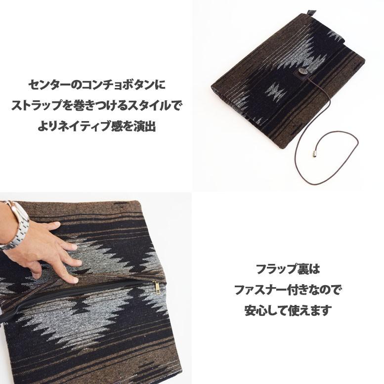 コンチョ付き オルテガ柄 クラッチバッグ |  | 01