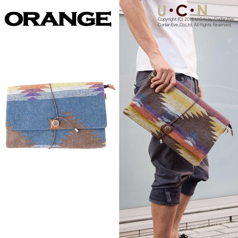 コンチョ付き オルテガ柄 クラッチバッグ |  | 05