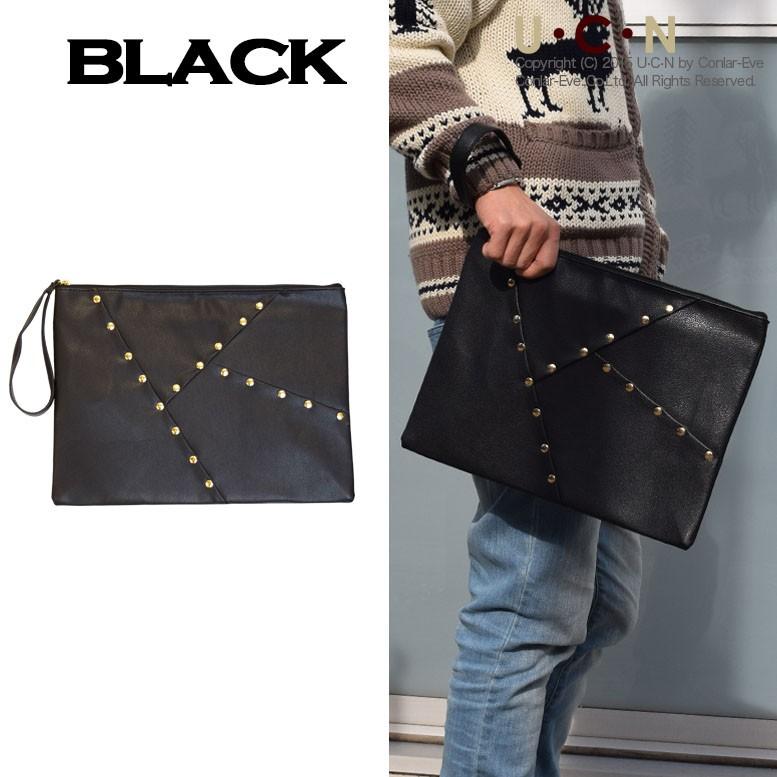 パッチワーク スタッズ クラッチバッグ |  | 05