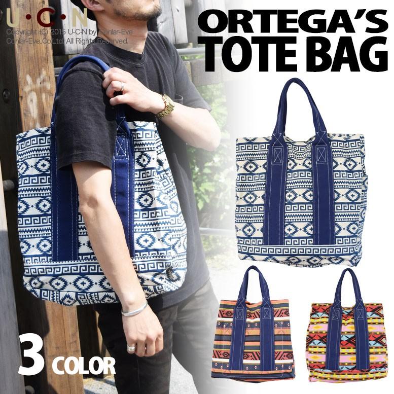 オルテガ柄 トートバッグ | 