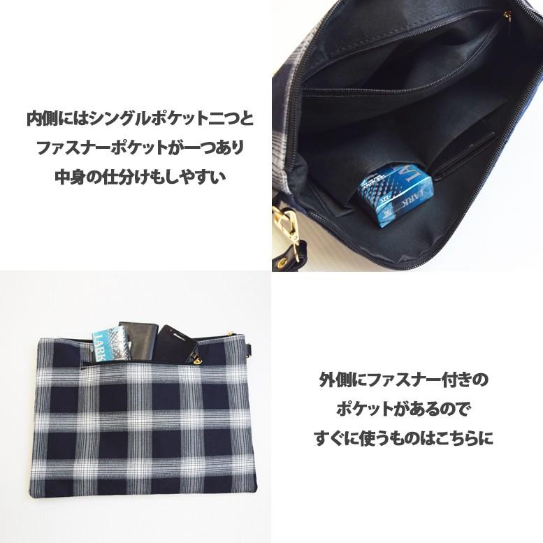 ダメージ デニム ダブルフェイス クラッチバッグ |  | 02