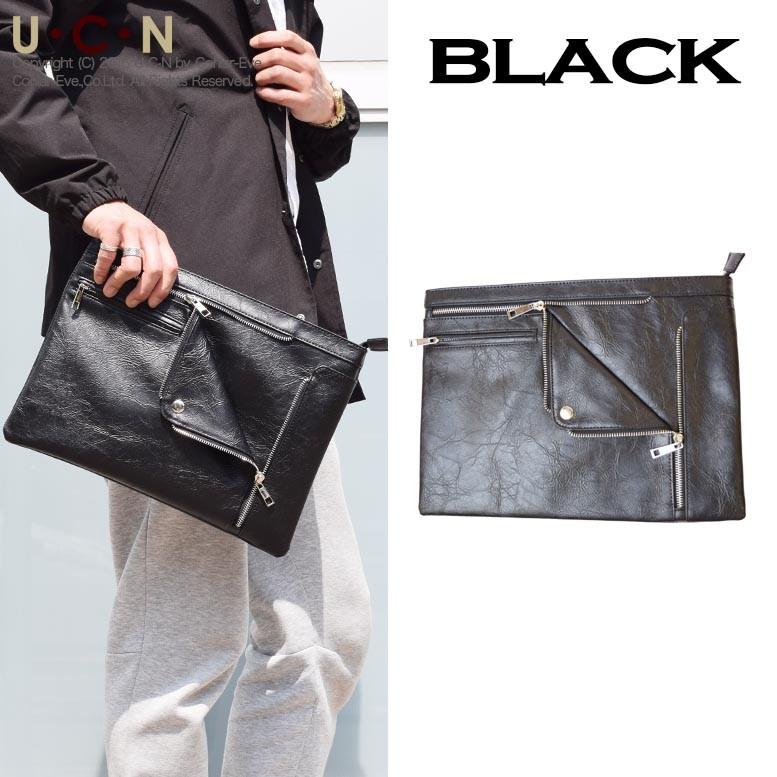 ライダース デザイン クラッチ バッグ |  | 01