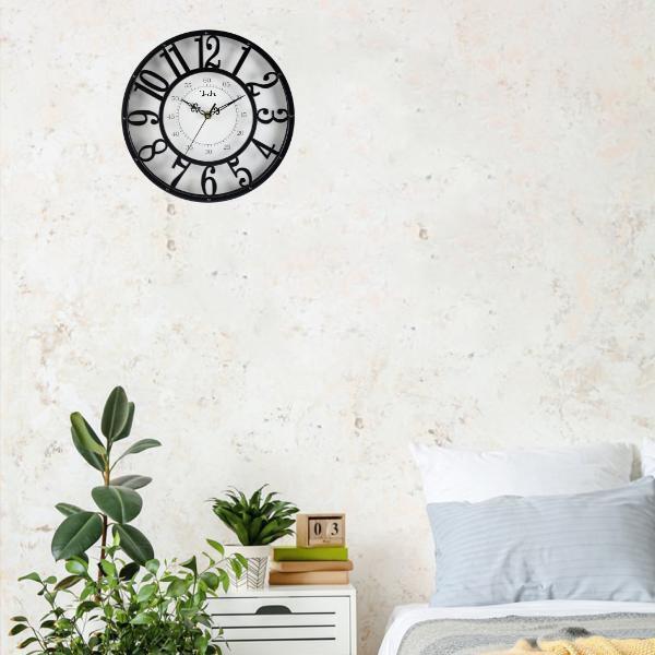 電波時計 壁掛け時計 北欧 おしゃれ 音がしない ビンテージ レトロ