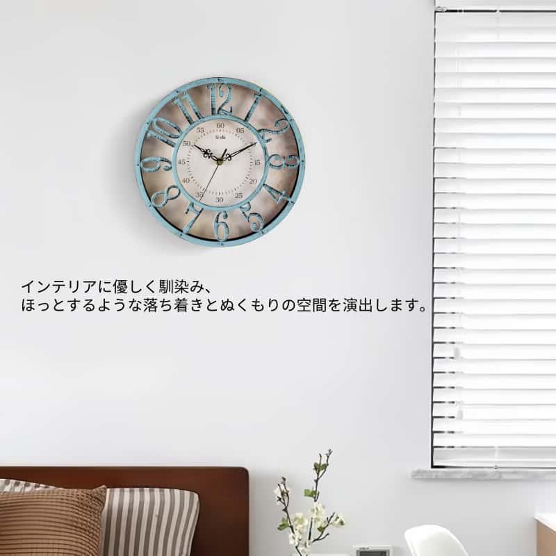 電波時計 静音 おしゃれ 掛け時計 電波 アナログ 壁掛け時計 軽量 壁