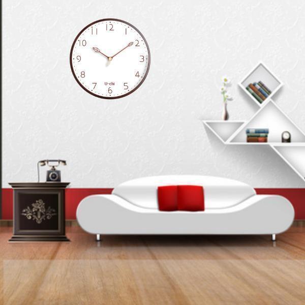 掛け時計 電波時計 壁掛け時計 北欧 おしゃれ 音がしない 木製 柱時計