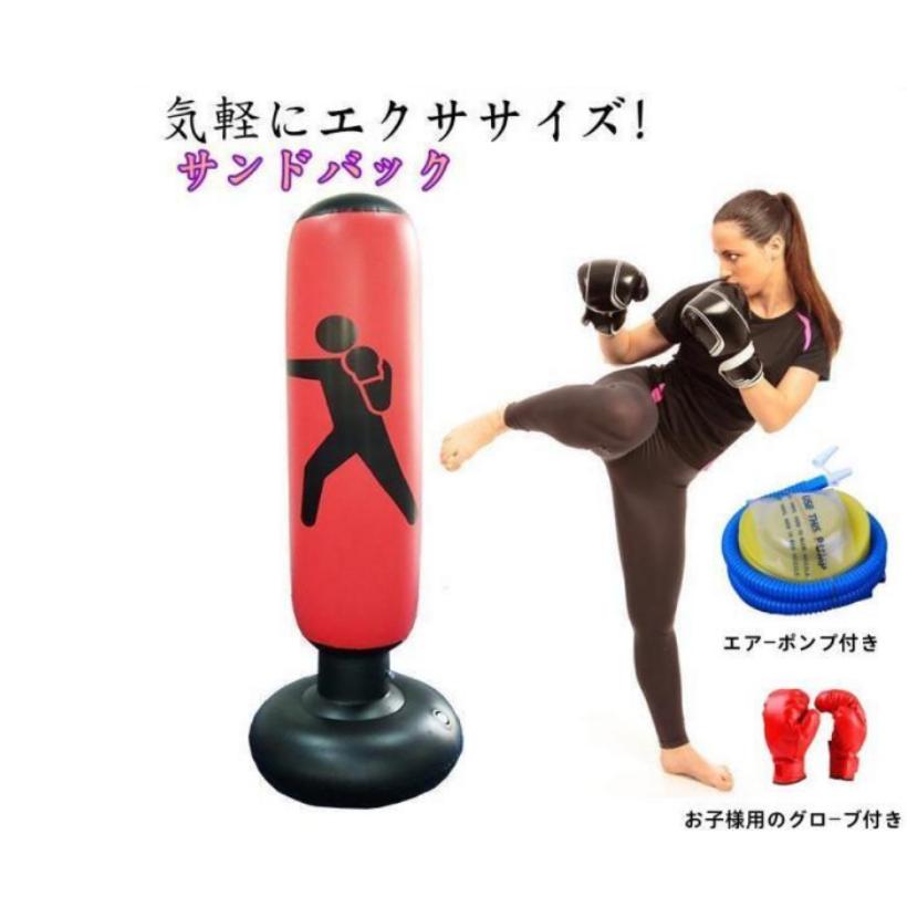 サンドバッグ 自宅 スタンド 自立 パンチングバッグ ボクササイズ 運動
