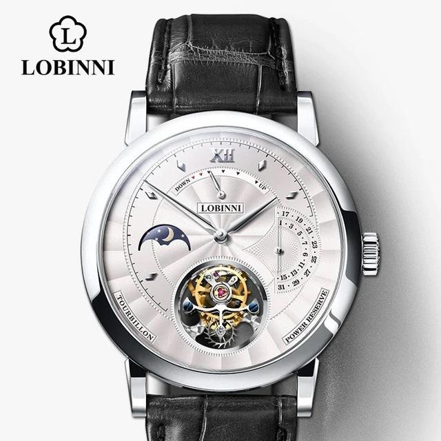 機械式手巻き腕時計　LOBINNI 本格的フライングトゥールビヨン搭載　パワーリザーブ（カラー　４色）並行輸入品 :lobt-002:腕時計通販倶楽部  - 通販 - Yahoo!ショッピング