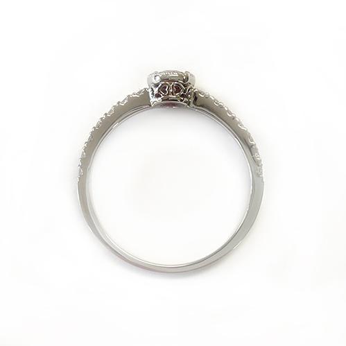 r239575）指輪 PT ルビー&ダイヤモンドリング 0.3ct 0.18ct ルビー