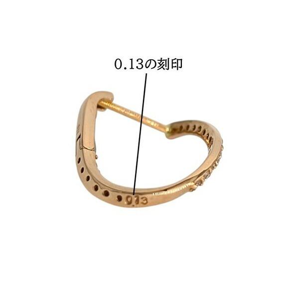 ダイヤモンド K18PG  ピアス 爆買の画像