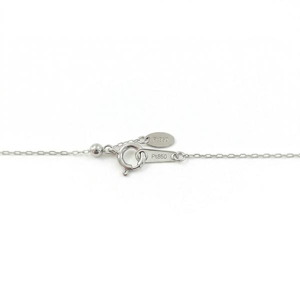 【鑑別カード付き】H&C ダイヤモンド ネックレス 0.10ct Pt950 Pt850 プラチナ ハート＆キューピッド サークル ラウンド ペンダント 天然石 ジュエリー 爆買_2