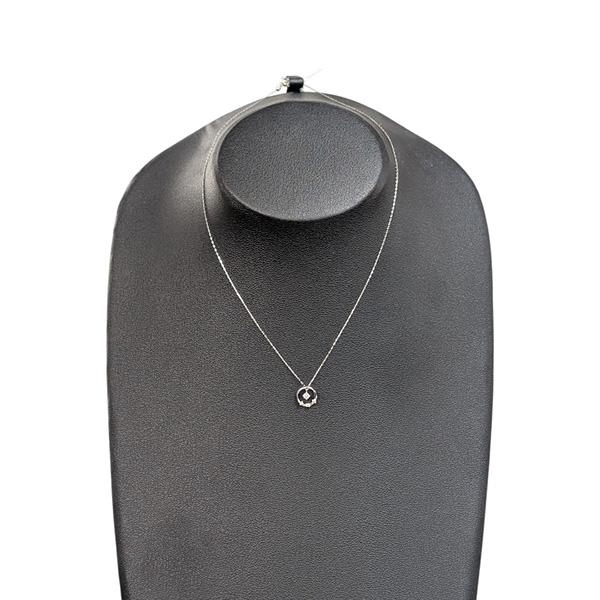 【鑑別カード付き】H&C ダイヤモンド ネックレス 0.10ct Pt950 Pt850 プラチナ ハート＆キューピッド サークル ラウンド ペンダント 天然石 ジュエリー 爆買_4