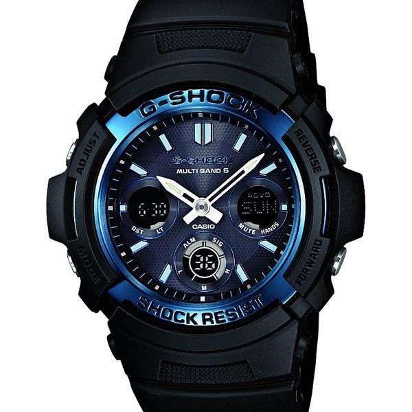 AWG-M100A-1AJF CASIO  カシオ G-SHOCK 青 ブルー ジーショック gshock　Gショック 電波ソーラー メンズ 腕時計 送料無料 プレゼント アスレジャー 爆買