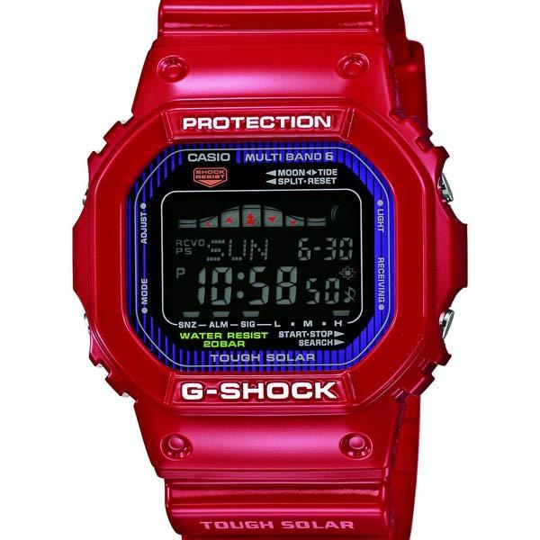 GWX-5600C-4JF CASIO  カシオ 赤 レッド G-LIDE ジーライド 電波ソーラー タイドグラフ 送料無料 プレゼント 爆買