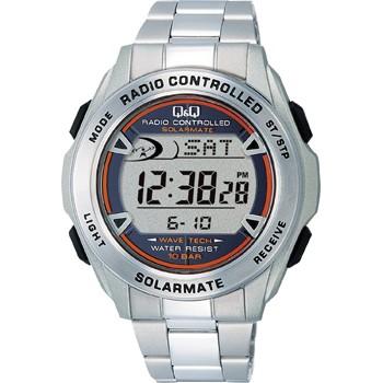 MHS7-200   Q＆Q キューアンドキュー デジタル SOLARMATE ソーラー電源  メンズ 腕時計｜udetokei-watch