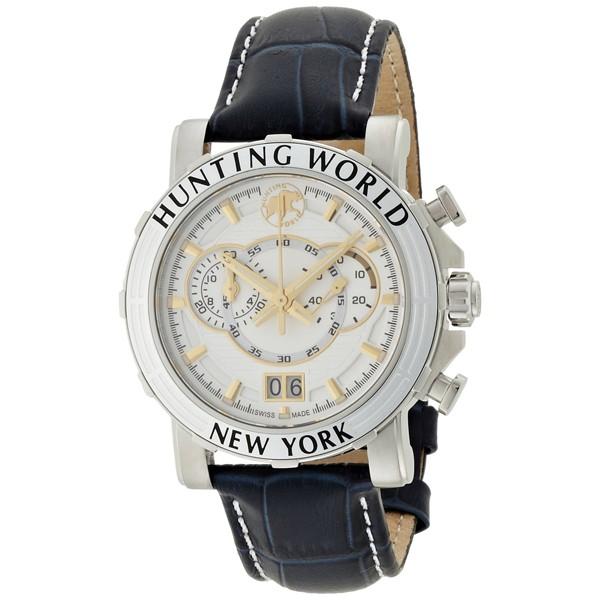HW913NV HUNTING WORLD ハンティング ワールド IRIS　イリス　HW913 series　サファイヤガラス　クロノグラフ メンズ 腕時計｜udetokei-watch