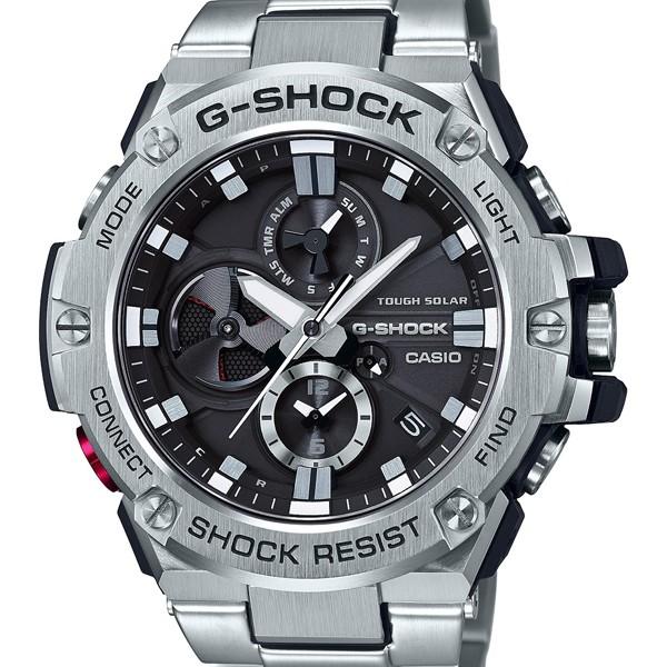 Casio モバイルリンク機能 Gショック ジーショック G Shock 腕時計 メタル ジーショック G Steel G Steel Casio 送料無料 カシオ ネットde腕時計わっしょい村 国内正規品 Gst B100d 1ajf 腕時計 メンズ 通販 Gスチール