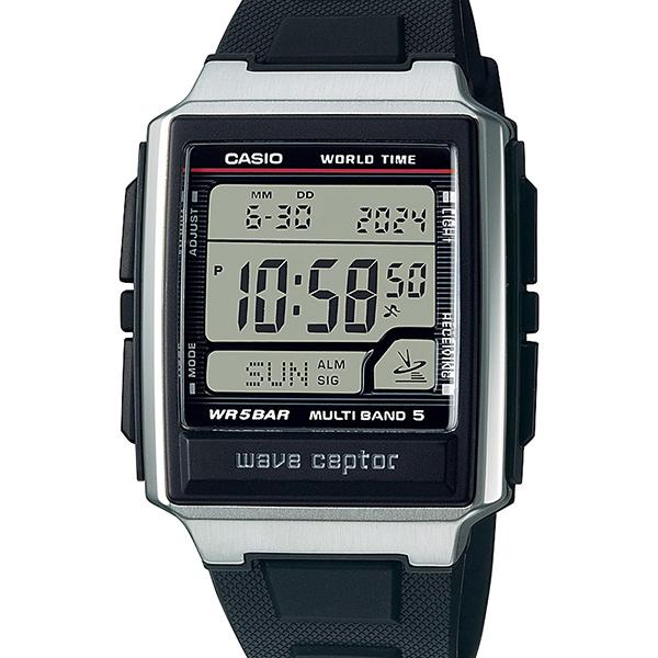 WAVE CEPTOR ウェーブセプター CASIO カシオ デジタル ブラック WV-59R-1AJF メンズ 腕時計 国内正規品｜udetokei-watch