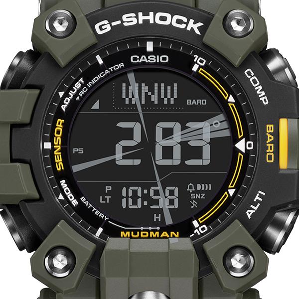 GW-9500-3JF CASIO カシオ G-SHOCK ジーショック gshock Gショック MUDMAN 2023年7月14日発売 メンズ 腕時計 国内正規品 送料無料｜udetokei-watch｜05