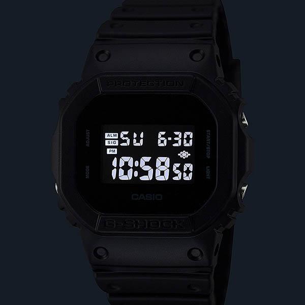 DW-5600UBB-1JF G-SHOCK Gショック ジーショック カシオ CASIO ソリッドカラーズ ブラック メンズ 腕時計 国内正規品 送料無料｜udetokei-watch｜02