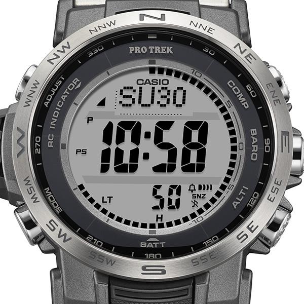 PRW-35TLD-7JF PROTREK プロトレック CASIO カシオ PRW-35 蓄光LCD DIG Tiバンド メンズ 腕時計 国内正規品 送料無料 爆買の画像