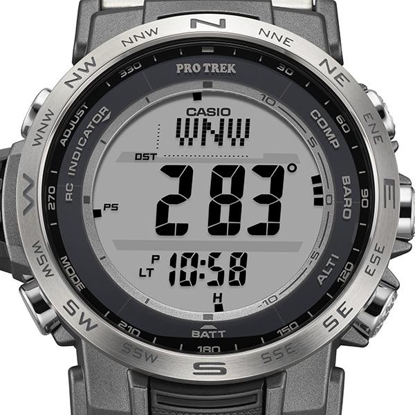 PRW-35TLD-7JF PROTREK プロトレック CASIO カシオ PRW-35 蓄光LCD DIG Tiバンド メンズ 腕時計 国内正規品 送料無料 爆買の画像
