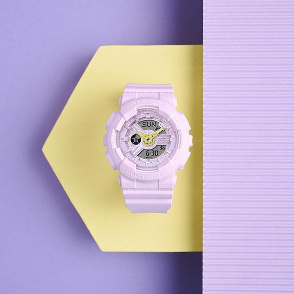 BA-110AH-6AJF CASIO カシオ BABY-G ベイビージー ベビージー ViVid Accent Hands レディース 腕時計 国内正規品 送料無料 爆買の画像