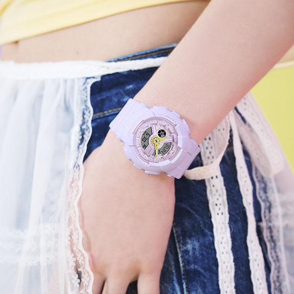 BA-110AH-6AJF CASIO カシオ BABY-G ベイビージー ベビージー ViVid Accent Hands レディース 腕時計 国内正規品 送料無料 爆買の画像