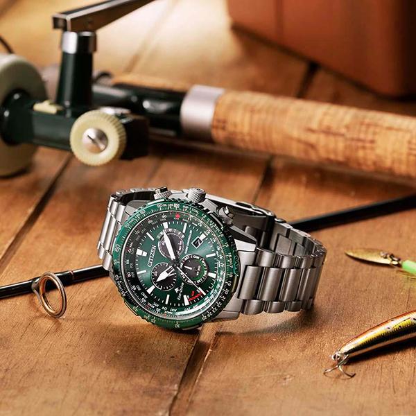 CB5004-59W CITIZEN シチズン PROMASTER プロマスター SKYシリーズ グリーン メンズ 腕時計 国内正規品 送料無料 爆買の画像