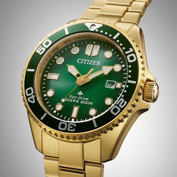 BN0262-59W CITIZEN シチズン PROMASTER プロマスター ダイバーズウォッチ　YGめっき/グリーン文字盤 メンズ 腕時計 国内正規品 送料無料 爆買の画像
