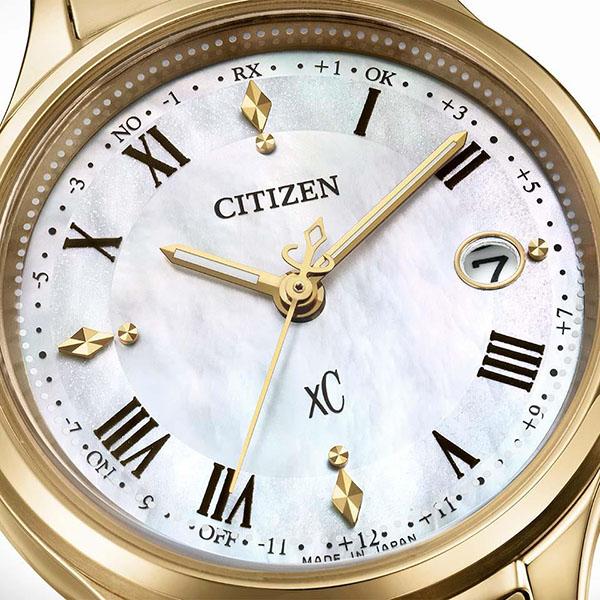 ES9492-57D CITIZEN シチズン XC  クロスシー エコ・ドライブ電波時計　白蝶貝文字板 レディース 腕時計 国内正規品 送料無料 爆買の画像