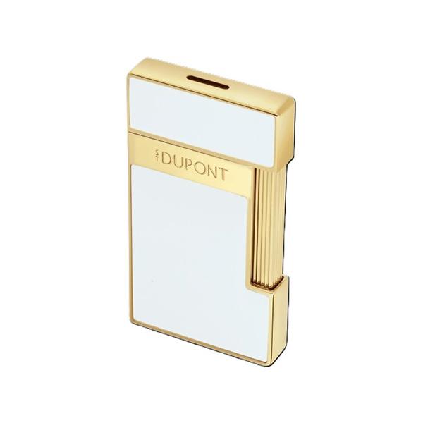 S.T.DUPONT エス・テー・デュポン SLIMMY 028224 スリミー ホワイト ゴールド ガスライター 国内正規品 送料無料 爆買の画像