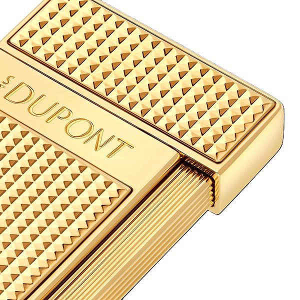 S.T.DUPONT エス・テー・デュポン SLIMMY 028119 スリミー ゴールド ガスライター 国内正規品 送料無料 爆買の画像
